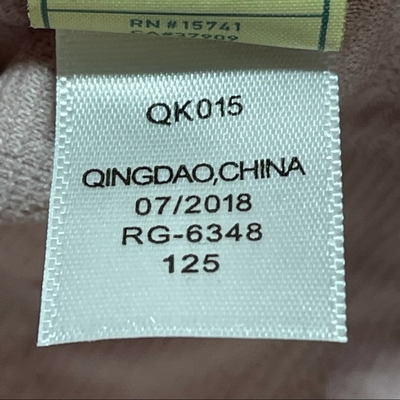 7 for All Mankind Girls XL Quilted Sweater Dress, Pinkish Violet Ice NWT - Picture 13 of 14